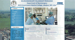 Desktop Screenshot of neuroendoscopyjbp.org